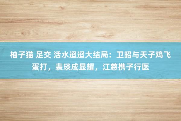 柚子猫 足交 活水迢迢大结局：卫昭与天子鸡飞蛋打，裴琰成显耀，江慈携子行医