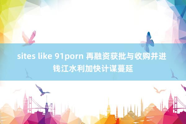 sites like 91porn 再融资获批与收购并进 钱江水利加快计谋蔓延