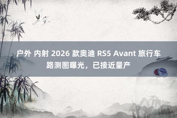 户外 内射 2026 款奥迪 RS5 Avant 旅行车路测图曝光，已接近量产